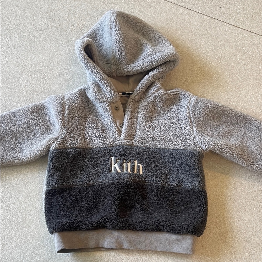 Kith Two-Tone Sherpa Hoodie